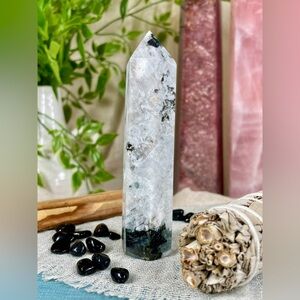2101 Rainbow Moonstone Crystal Tower